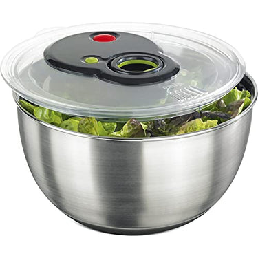 Emsa Basic Faltbare Salatschleuder, kunstoff, transparent/grün, 4 Liter im Sale